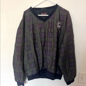 Vintage V-Neck Golf Pullover w/Pockets